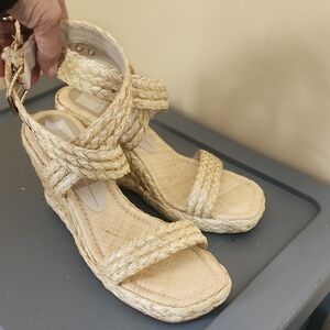 Dolce Vita Tan Braided Wedges